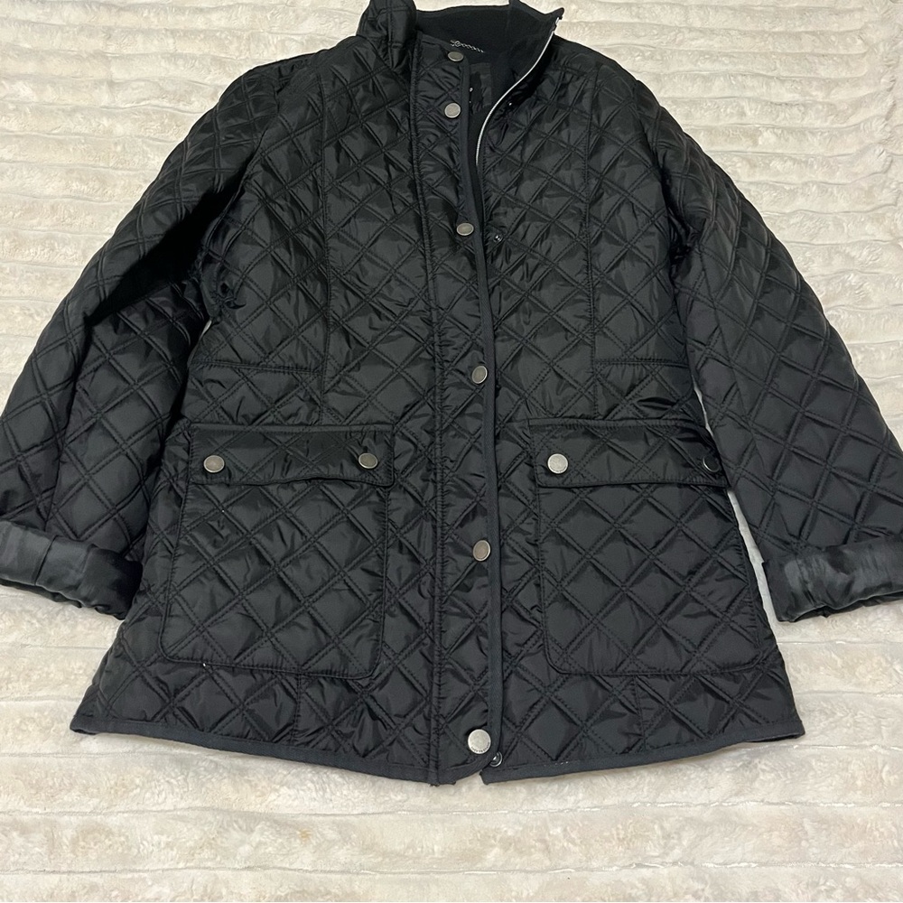 Lucky Brand Black Quilted Puffer Jacket